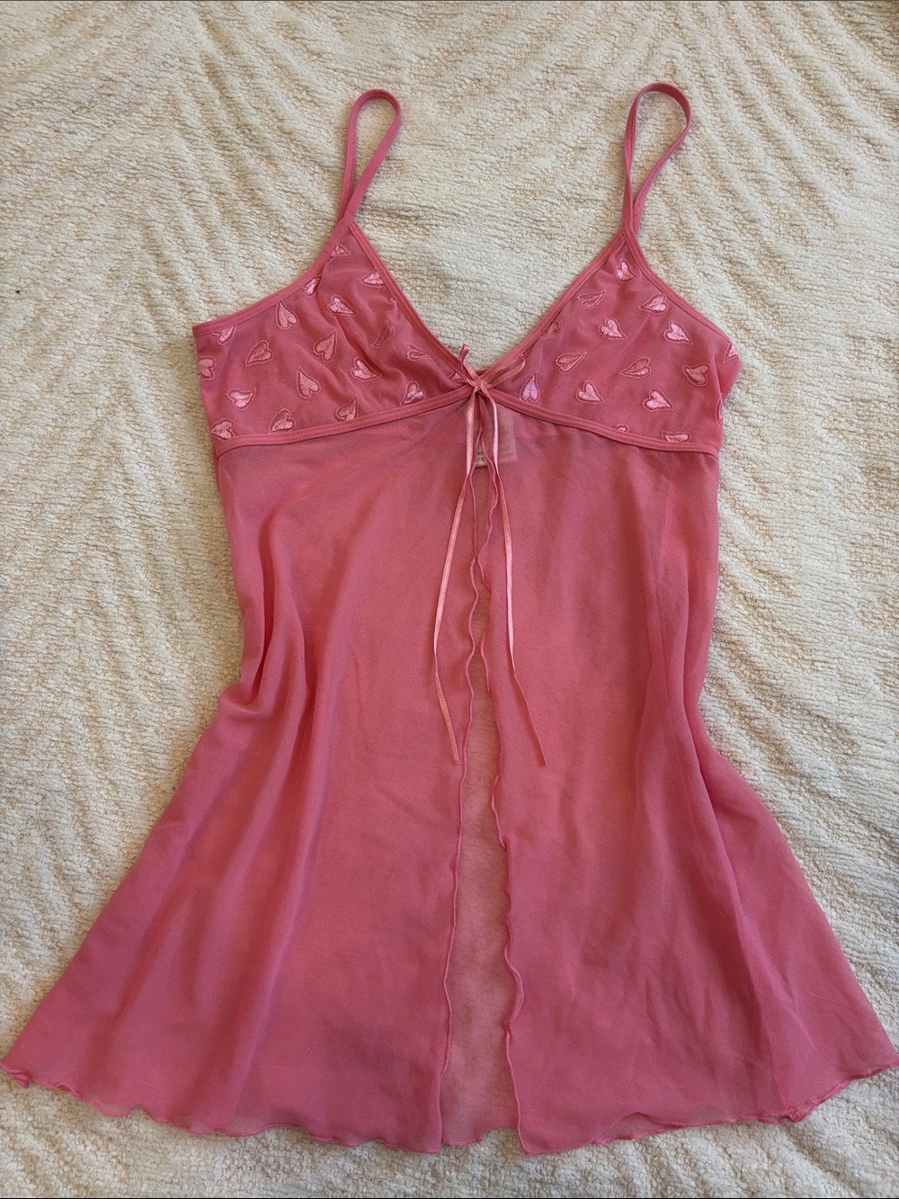 Pink La Senza sheer cami top